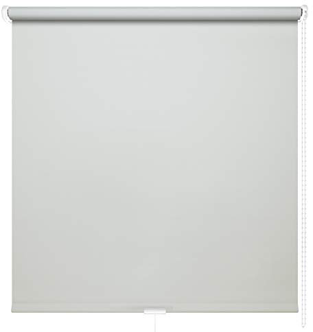 Kettenzugrollo Seitenzugrollo Fenster Rollo 13 Farben Breite 60 - 220 cm Länge 180 und 230 cm blickdicht halbtransparent lichtdurchlässig Sonnenschutz Blendschutz (Größe 220 x 180 cm Farbe Grau)