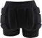 LIUHUO Liuo Hüftpolster, gepolsterte Shorts für Schutz für Skifahren, Skaten, Snowboarden, Radfahren, Mädchen, schwarz, Small