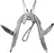 Multifunktions-Tool aus Edelstahl mit Messer, Zange, Feile, Schraubendreher - Multitool Taschenmesser Schlüsselanhänger Taschenwerkzeug Outdoor Multitool Campingwerkzeug Multifunktionswerkzeug