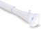 GCurtain Tringle de Rideau réglable Diamètre 16-19mm Tension à ressort pour Tapisserie suspendue - Blanc/Longueur extensible 143-250 cm (56-98)