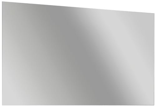 FACKELMANN Spiegel/Wandspiegelelement mit Befestigung/Maße (B x H x T): ca. 120 x 68 x 2 cm/hochwertiger, moderner Spiegel/hoch und quer verwendbarer Badezimmerspiegel/Breite 120 cm