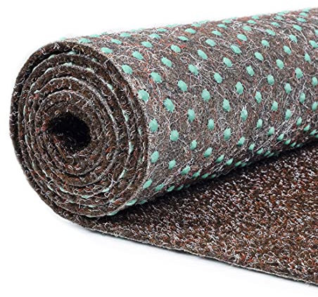 Carpeto Rugs Césped Artificial Sintético con Protuberancias para Exterior e Interior - Césped Artificial para Balcón, Terraza y Jardín - Rollos de Cesped Artificial - Marrón - 300 x 400 cm