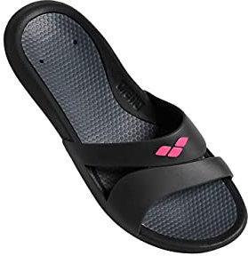 Arena Sandalias Pool Nina Dark Grey/Black, Chanclas Mujer, 38 EU