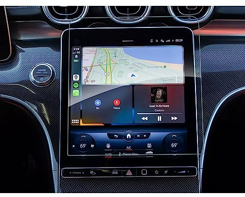 SHAOHAO für Mercedes C-Klasse W206 & GLC X254 2022 2023 2024 2025 Auto Navigation Displayschutzfolie 11,9-Zoll GPS Kratzfest 9H mercedes glc Gehärtete glas Schutzfolie gehärtetem GLC X254 Zubehör