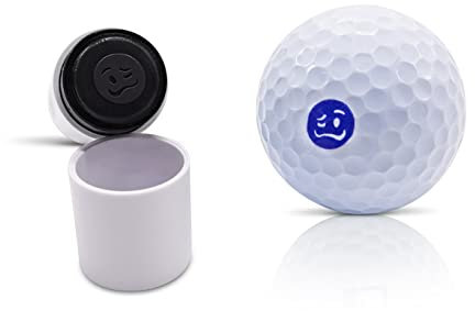 SWVL Sports Golfball-Stempelmarker, Betrunken-Emoji