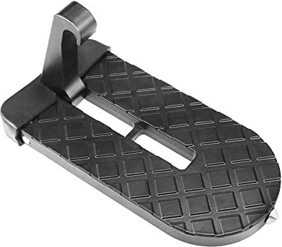 CYUaoao Autotürstufe Auto Pedal Wohnmobiltrittstufen Universal Türpedal Tritt Autotür Trittbretter Klappleiter Fußrasten Doorstep Hakenpedal mit Sicherheitshammer Einfacher Zugang zum Autodach Schwarz
