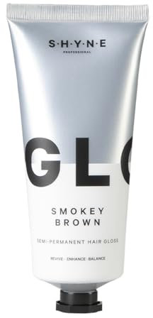 SHYNE - Gloss | Smokey Brown - tratamiento de brillo para cabello castaño, cuidado intensivo del cabello con queratina y provitamina B5 para un cabello brillante y liso, sin parabenos