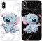 [2 Stück] Schutzhülle für Apple iPhone X XS 5,8 Hülle,Weiche Stoßfest TPU Silikon Cartoon Anime Case mit Niedlich Muster Design Cover Handyhülle für iPhone XS