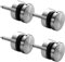 4 x SOTOOLS Edelstahl Glashalter Ø 20mm für die Wandmontage Glaspunkthalter, Punkthalter für Werbung, Grafikplatten
