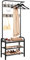 Yaheetech Coat Rack, Coat Stands with Shoe Storage Bench, Shoe and Coat Rack for Hallway/Entryway/Living Room, Industrial Entryway Furniture, Grey