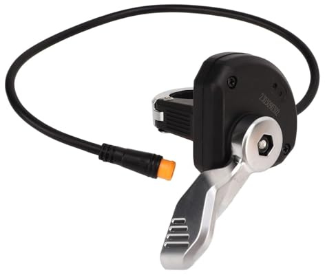 VBESTLIFE Daumengas für Elektrofahrräder, Schnellspanner für die Linke Hand mit Wasserdichtem 3-Pin-Stecker für die Modifikation von Elektrofahrrädern