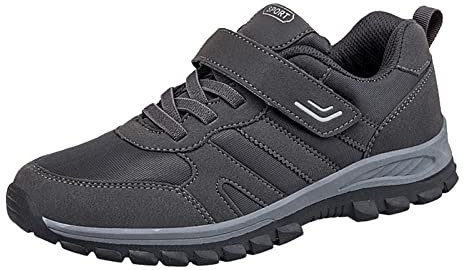 DAIFINEY Herren Einfache und modische Fliegende gewebte runde einfarbige leichte atmungsaktive weiche Unterseite lässige Sportsportschuhe Hässliche Schuhe Herren