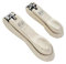 Rui Smiths CarbonConscious Lot de 2 coupe-ongles pour manucure et pédicure | Coupe-ongles grande et petite taille | Fabriqué avec de la paille de blé bioplastique
