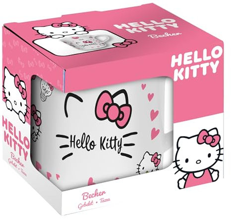 p:os Children's Mug with Hello Kitty Motif Mug in Gift Box