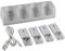 SIMBAE 4 Stück 2800 mAh wiederaufladbare Zellen 4 Stück 2800 mAh wiederaufladbare Zellen und Wii Cell Charge Dock Ständer für Wii Remote Switch Zubehör