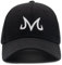 Anime Baseball Cap Canvas Snapback Cap Hip-Hop Style, M-Schwarz, Einheitsgröße