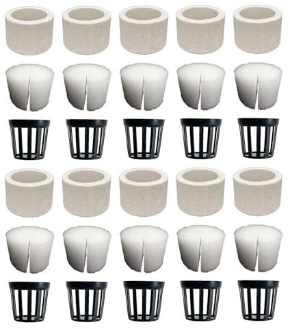 Ceramic Plant Weights - Set of Fixed Rings for Water Plants Plant Fixing Basket Base | 10/20 Pieces Floating Water Plant Anchor Weights Pot Aquarium Plant Holder Ring for Pond