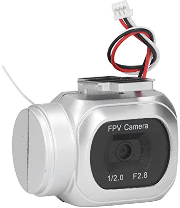 JTLB Caméra d'avion télécommandée - WiFi - Connexion de téléphone - 1080p - Avec support de téléphone portable - Transmission en temps réel - Pour avion radiocommandé