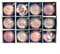 12 palline decorative per albero di Natale e occasioni speciali (rosa)