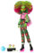 Monster High Fearbook Venus McFlytrap-Puppe und Zubehör zum Thema Unter-der-Erde-Club, einschließlich Collegejacke, Jahrbuch und Gartenwerkzeug, JDR59, duża, grün