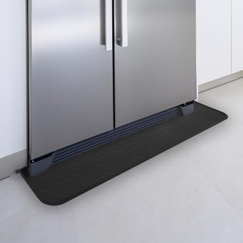 GMATCHUP Tapete para refrigerador, forro para derrames de lavadora, bandeja de goteo y tapete para recoger fugas, tapete para refrigerador que evita fugas de agua y daños en el suelo por equipos