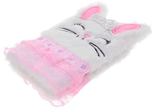 ibasenice Plüsch Notizbuch Mit Kaninchenform Hülle Tagebuch Für Mädchen Cartoon-design Multifunktions-notizbuch Für Schule Reisen Büro Ideen Sammlung