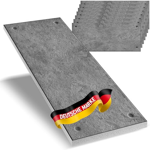 AS Country Stone - Wandverkleidung Betonoptik | 9 Stück | Einfache Montage - Wandpaneele Betonoptik für Innen und Außenbereich - Wandverkleidung Stein Styropor - 3D Paneele Wand- 3D Wandpaneele