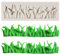 Sijiangmold Grasförmige Zaun-Silikonformen Gras-Fondantform für Schokoladenkuchendekoration Cupcake-Topper Blütenpaste Süßigkeiten Polymer-Ton