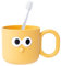 Vaso para lavado de cepillos de dientes para niños, soporte para cepillos de dientes de dibujos animados para baño, vaso, taza reutilizable, vaso para cepillos de dientes, vaso para baño, cocina, para