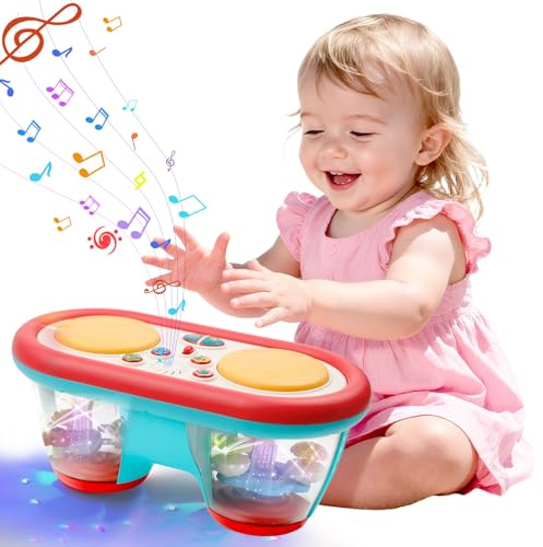 Jouet Bébé 1 an, Jouet Musical Lumineux pour Enfant 12Mois +