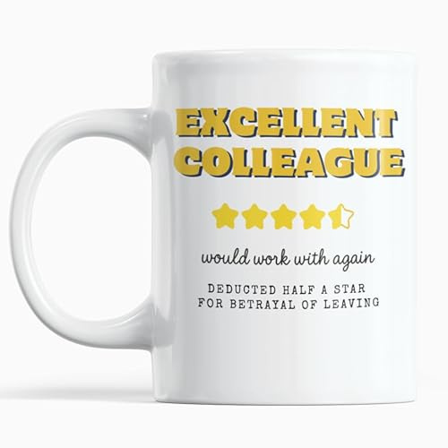 Gift Island Leaving Gifts for Colleagues Women and Men - Leaving Present Ideas - Work Funny Farewell Mug - Coworkers Mug - Office Job - Coffee Cup 11 oz