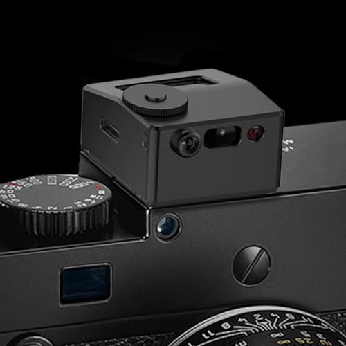 THYXGS Camera Light Meter, Real Time Distance Tool, 7/30° Mechanical Light Control, Range 0.1-50m, ISO 3-8000, Cold Shoe Mount, Rechargeable, for Vintage Camera Film Photography