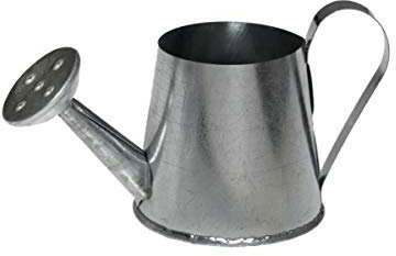 SANTEX 5281-4, Beutel mit 2 kleinen Gießkannen, Metall, 5 cm