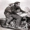 Buyartforless Filmposter James Dean & Marilyn Monroe (Motorrad), 61 x 91 cm, romantisch