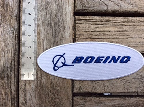 BLUE HAWAI Patches Aufnaher Toppa Boeing zum Aufbügeln - 1 Stück - Quadratisch - Patch