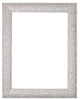 Silver Colour Stardust Photo Frame | Picture Frame | Poster Frame Ready to hang or stand with MDF backing board - Size (29.7x42cm) (16.05x11.75) A3