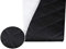 Kunstleder Gesteppt Möbel Textil Meterware Polster Stoff PU - Möbelstoff (Schwarz 8100)