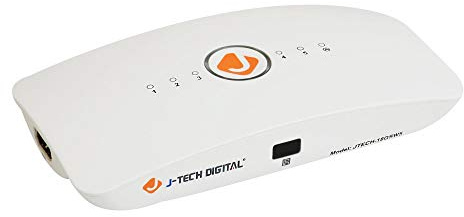 J-Tech Digital HDMI Switch 5X1 HDMI2.0 4K@60Hz, HDCP 2.2, HDR, YUV 4:4:4 with Remote Control and auto-Switching Function with Control4 Driver Available [JTECH-18GSW5]