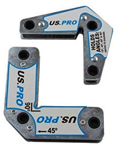 US PRO Tools 2pcs Multi-Angle 15° 45° 60° 90° Welding Magnets Holders Positioning Kit 6739