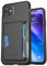ENCASED iPhone 11 Wallet Case Shockproof Ultra Durable Phone Case Cover with Card Holder Slot (4 Credit Cards Capacity) Black