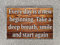 Decalarama Fridge Magnet Positive Thoughts – EVERY DAY IS A NEW BEGINNING - Novelty Gift Present