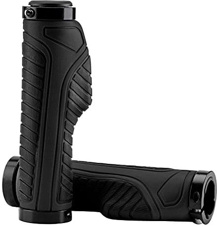 ROCKBROS Fahrrad Griffe Ergonomische Lenkergriffe, rutschfeste Fahrradgriffe MTB aus Gummi Lock-on Design