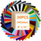 KAHEIGN 30Pcs Wärmetransferfolie Vinyl Transferpapier Plotterfolie, 24 Farben HTV Vinylfolien Glitzer Permanent Klebend zum Aufbügeln auf Vinylrückseite für DIY T-Shirts Mütze Kleidung