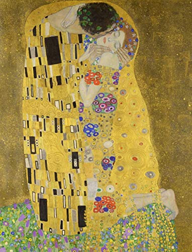 Tasi Gustav Klimt – Le Baiser (1908) Poster, 28 x 43 cm