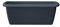 Erhard-Trading Oliva Jardinière de balcon 40 à 60 cm Noir/anthracite