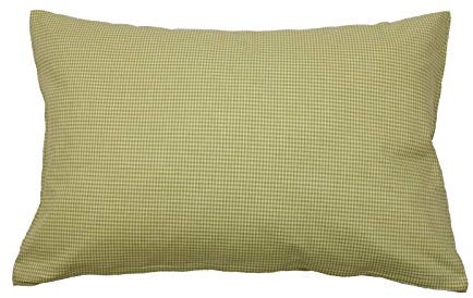 Kissenbezug 40x60 cm Karo 2x2 mm Farngrün Baumwolle - Kariert, Kissenhülle, Deko, Sofa, Qualität Made in EU