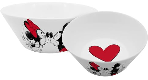 Müslischale Mickey Kiss Sketch rot 400ml