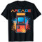 Arcade Gaming Retro Controller Game Over Play Console Giochi Maglietta
