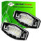 akhan KB15 - Fehlerfrei Kennzeichenbeleuchtung, Nummerschildbeleuchtung Xenon Weiß Plug&Play CanBus Kompatibel mit Accord VII, Acura TSX, Ciimo, City Stufenheck, Civic EK, FD, VI, VII, VIII, Crider