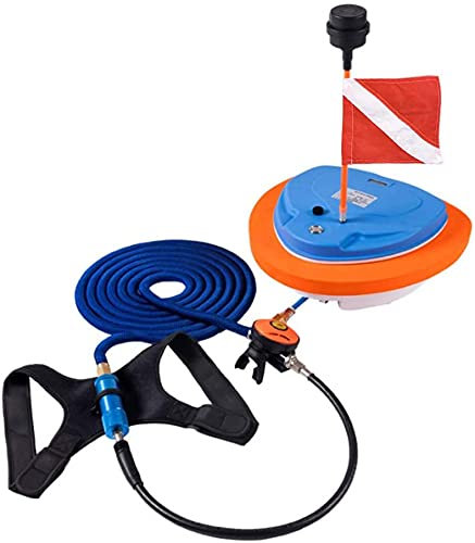 DGLUYUDV SyStème de Plongée Portable et Rechargeable de 5.5 Heures, Compresseur d'air étanche avec Tuyau de 12 m et Régulateur de Respiration pour Adulte Plongée sous-Marine et Pêche